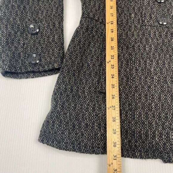 Women therapy by Lane Crawford Size 3X Gray Coat Collar Big Buttons Pockets Wool - Picture 4 of 15